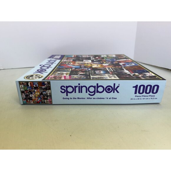 Springbok 1000-Piece Jigsaw Puzzle "Going To The Movies" 24" x 30" Complete - Picture 4 of 5